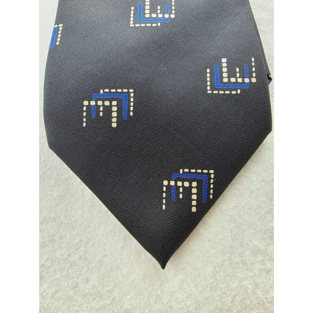 Polo Ralph Lauren Silk Tie Black Blue